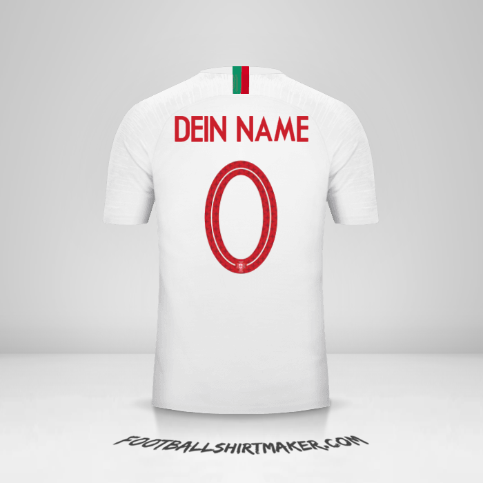 Trikot Portugal 2018 II -  dein name - 0
