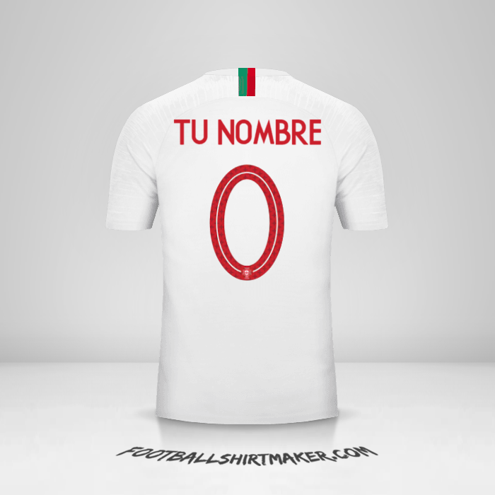 Jersey Portugal 2018 II -  tu nombre - 0