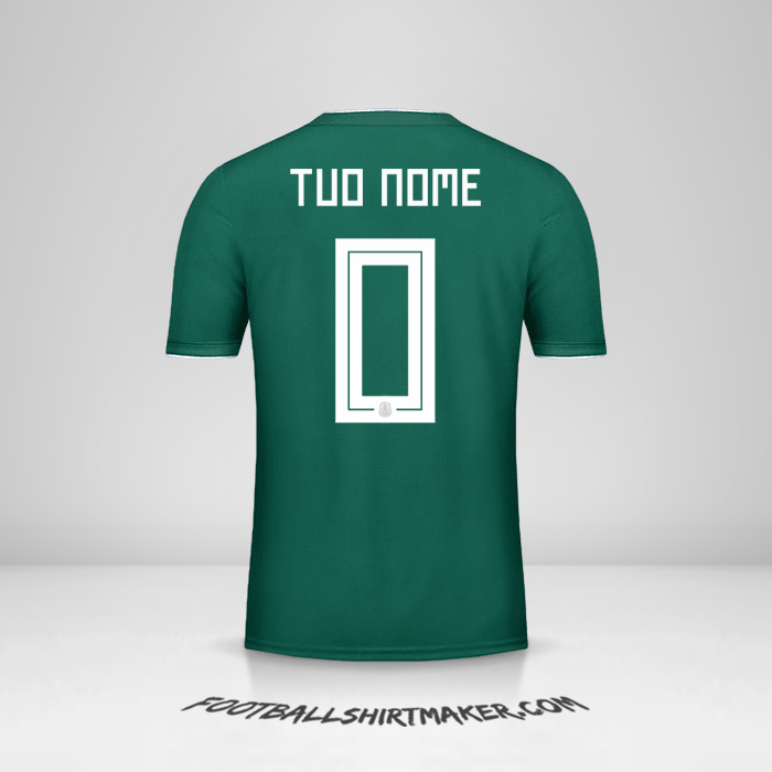 Maglia Messico 2018 -  tuo nome - 0