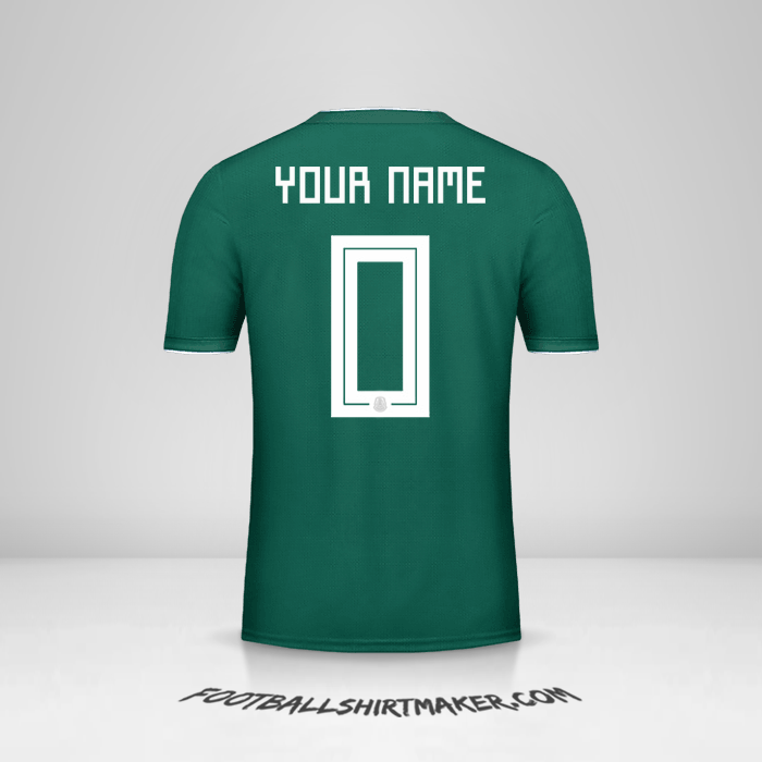 Jersey Mexico 2018 -  your name - 0