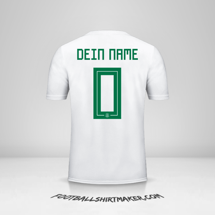 Trikot Mexiko 2018 II -  dein name - 0