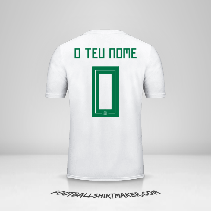 Camisola México 2018 II -  o teu nome - 0