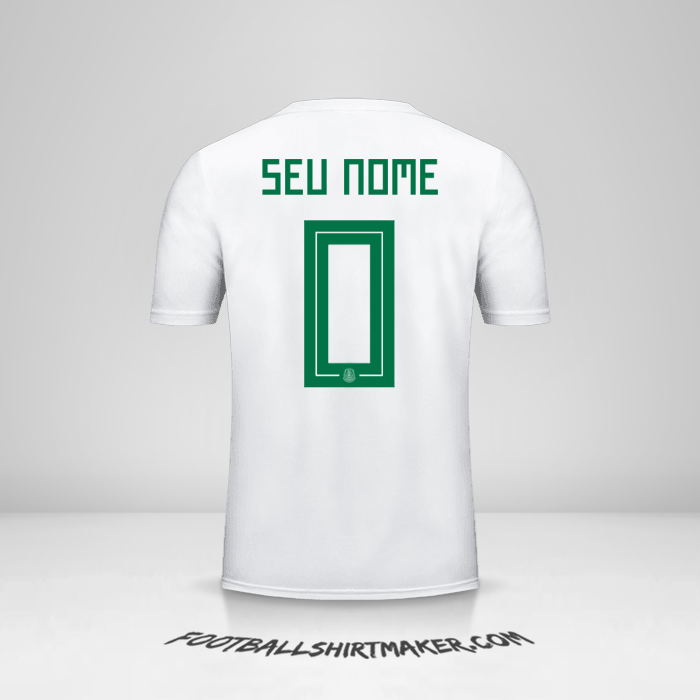 Camisa México 2018 II -  seu nome - 0