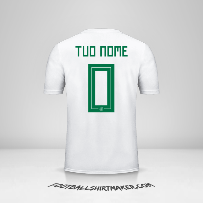 Maglia Messico 2018 II -  tuo nome - 0