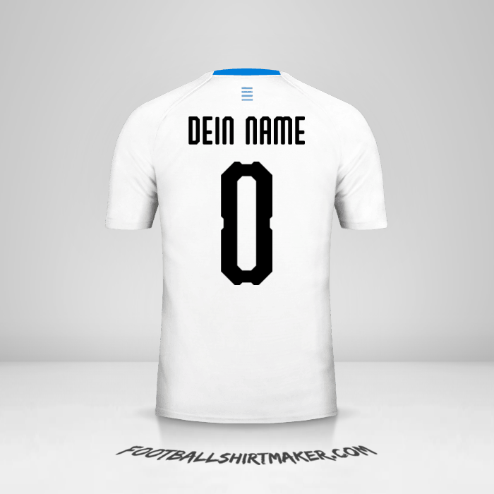 Trikot Uruguay 2018 II -  dein name - 0
