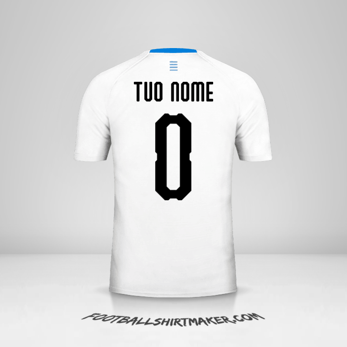 Maglia Uruguay 2018 II -  tuo nome - 0