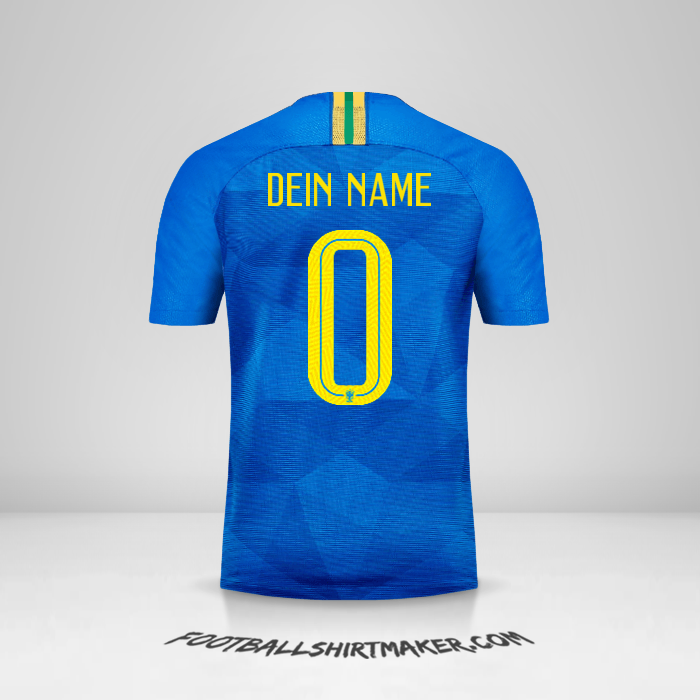 Trikot Brasilien 2018/19 II -  dein name - 0