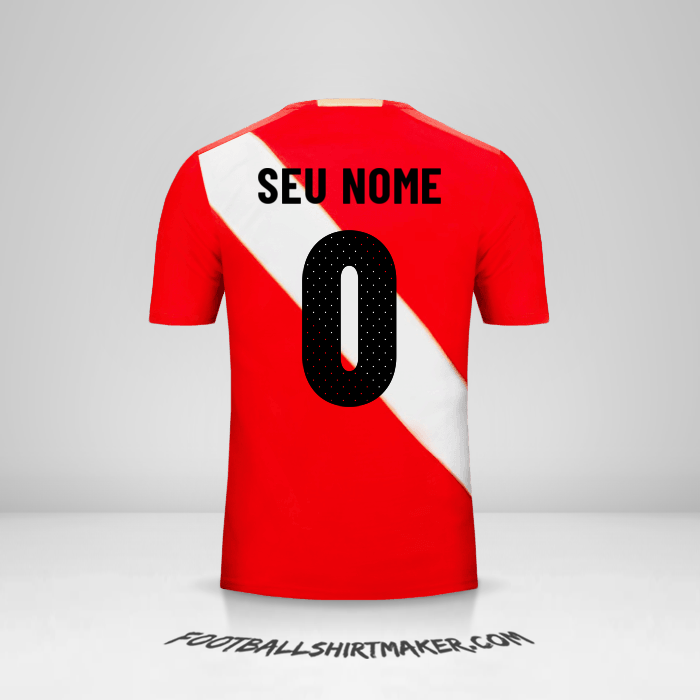 Camisa Peru 2018 II -  seu nome - 0