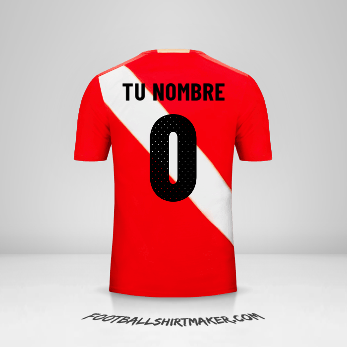 Camiseta Peru 2018 II -  tu nombre - 0
