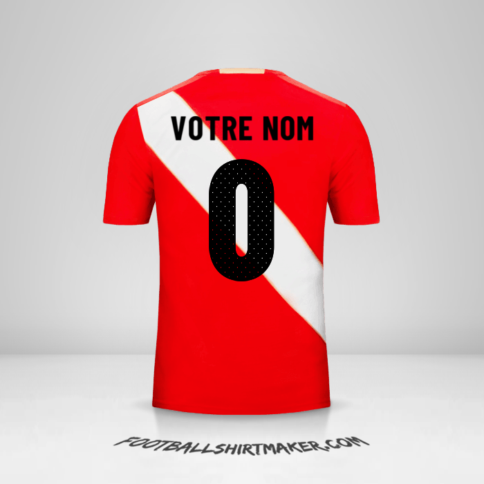 Maillot Pérou 2018 II -  votre nom - 0