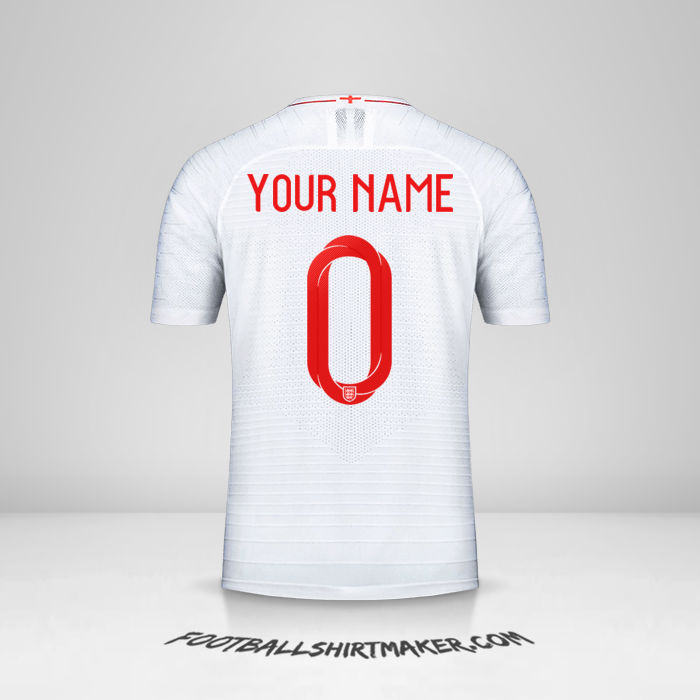 Shirt England 2018 -  your name - 0
