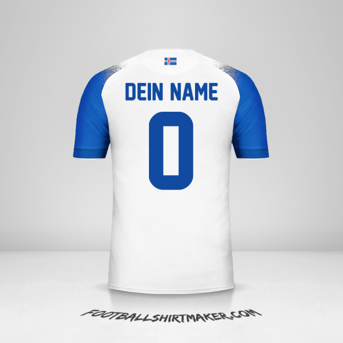 Trikot Island 2018 II -  dein name - 0