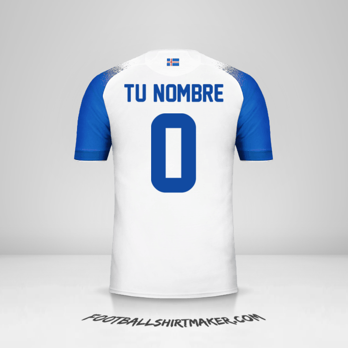 Camiseta Islandia 2018 II -  tu nombre - 0