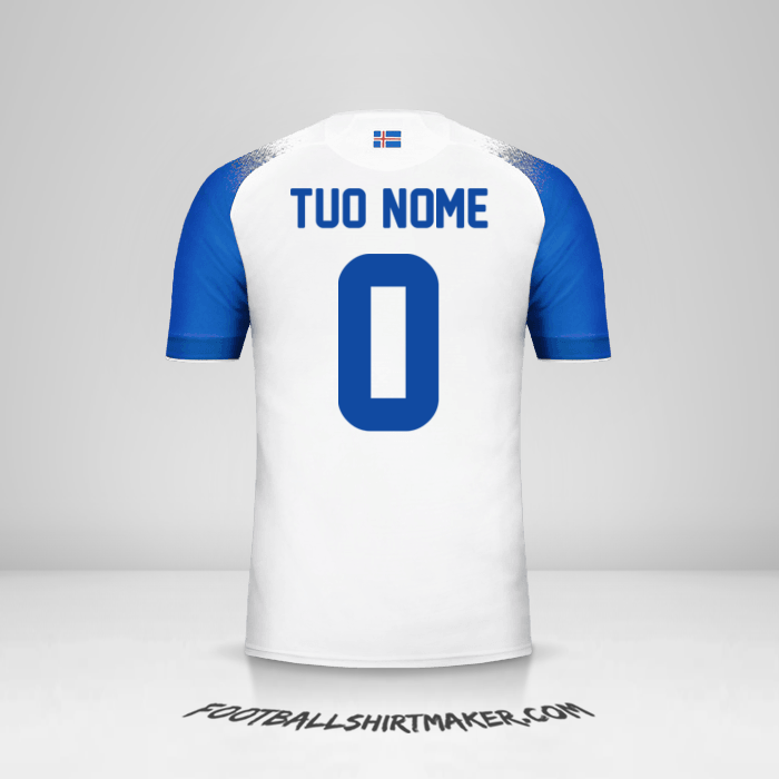 Maglia Islanda 2018 II -  tuo nome - 0