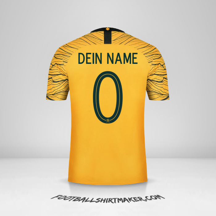 Trikot Australien 2018 -  dein name - 0
