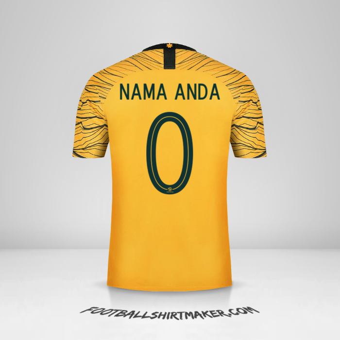 Jersey Australia 2018 -  nama anda - 0