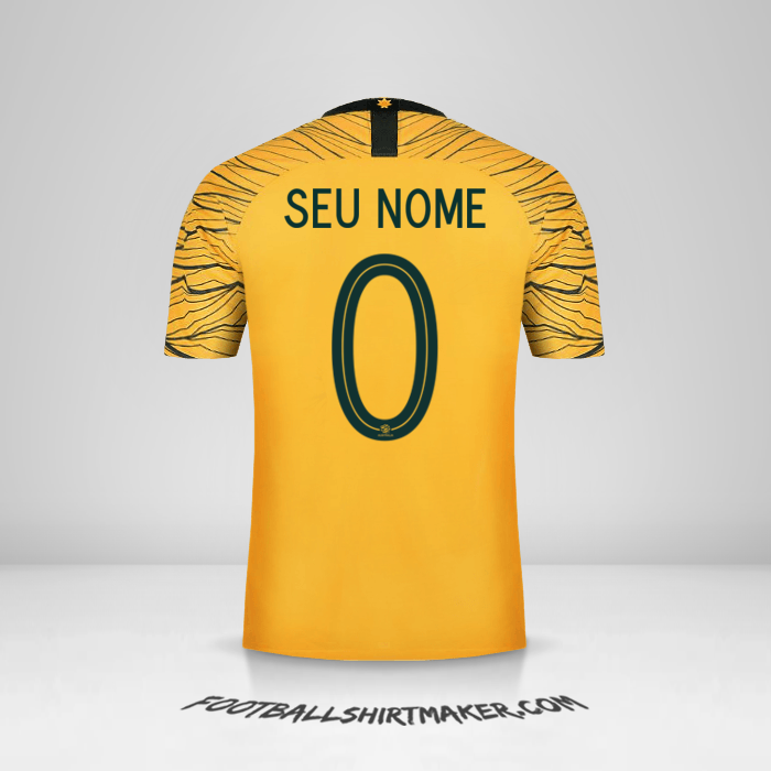 Camisa Austrália 2018 -  seu nome - 0