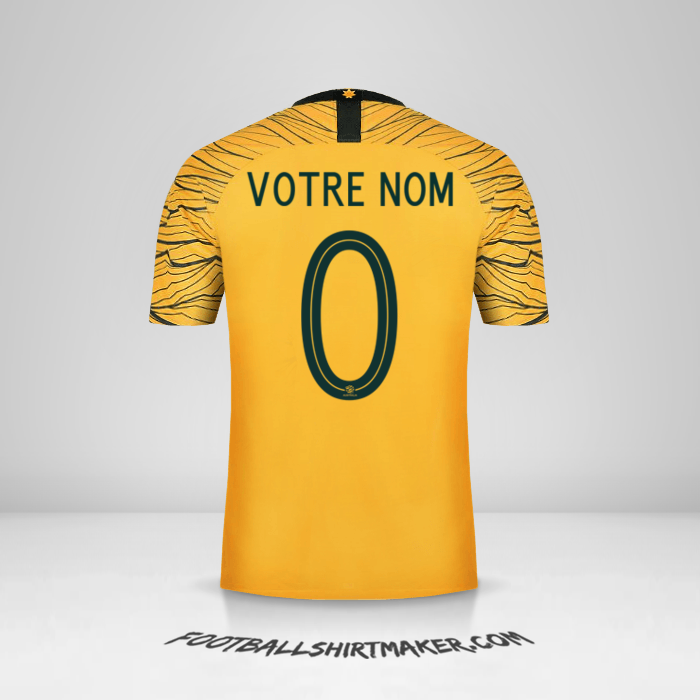 Maillot Australie 2018 -  votre nom - 0