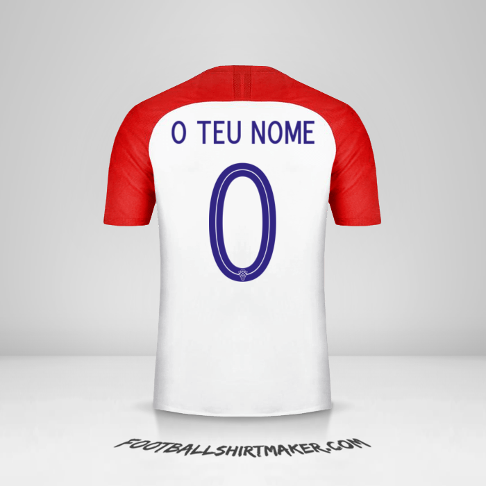 Camisola Croácia 2018 -  o teu nome - 0