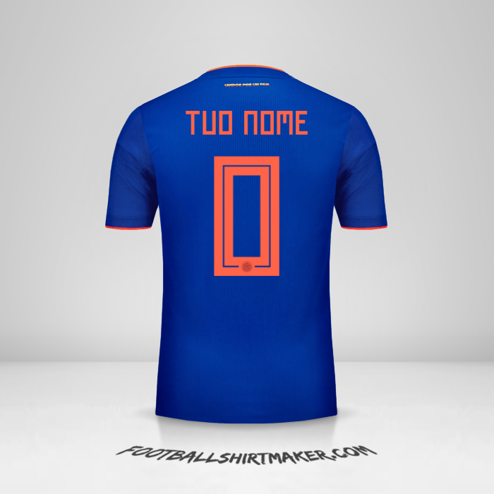 Maglia Colombia 2018 II -  tuo nome - 0