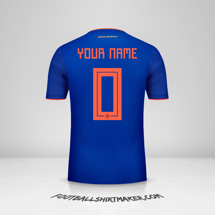 Jersey Colombia 2018 II -  your name - 0