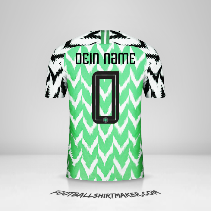 Trikot Nigeria 2018 -  dein name - 0