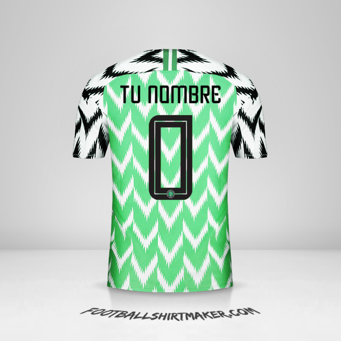Camiseta Nigeria 2018 -  tu nombre - 0
