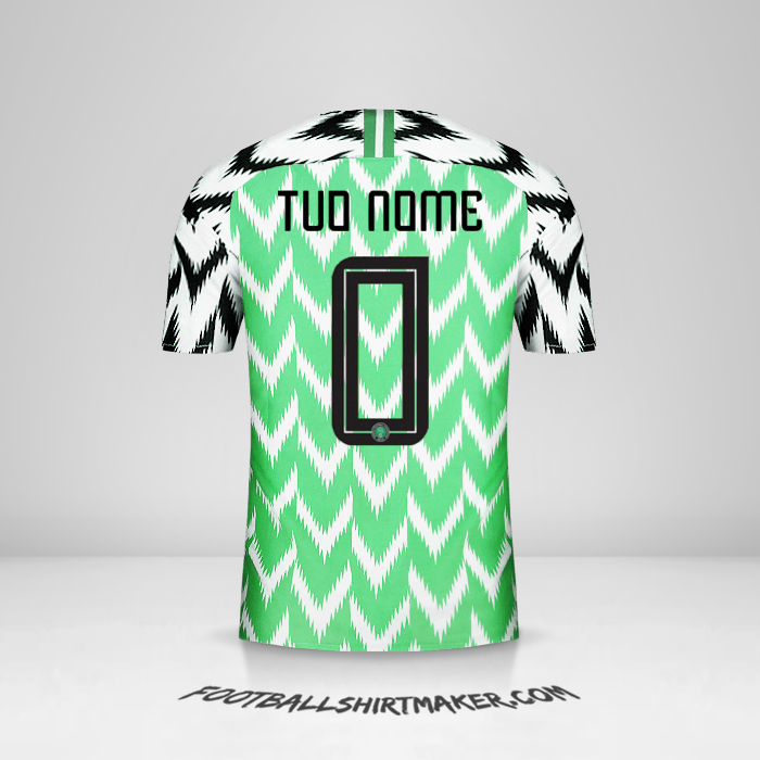 Maglia Nigeria 2018 -  tuo nome - 0