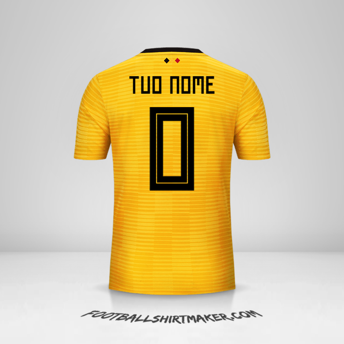 Maglia Belgio 2018 II -  tuo nome - 0