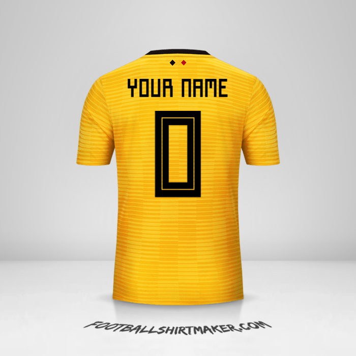 Jersey Belgium 2018 II -  your name - 0