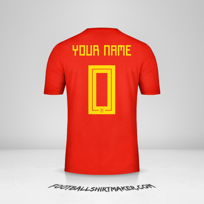 Jersey Spain 2018 -  your name - 0