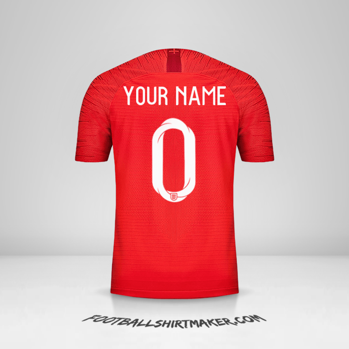 Shirt England 2018 II -  your name - 0