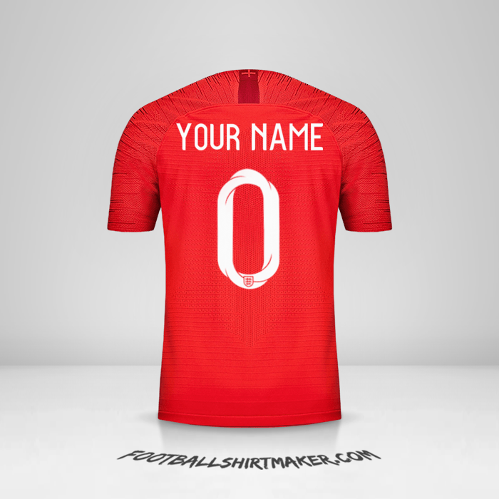 Shirt England 2018 II -  your name - 0