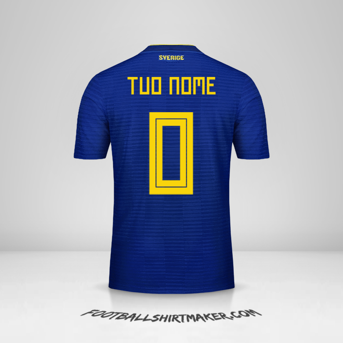 Maglia Svezia 2018 II -  tuo nome - 0