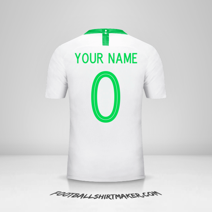Jersey Saudi Arabia 2018 -  your name - 0