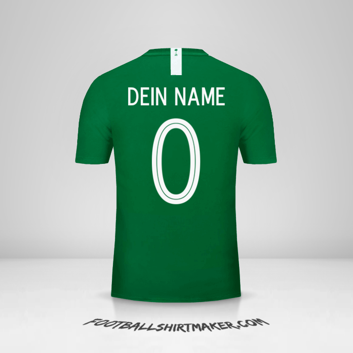 Trikot Saudi-Arabien 2018 II -  dein name - 0