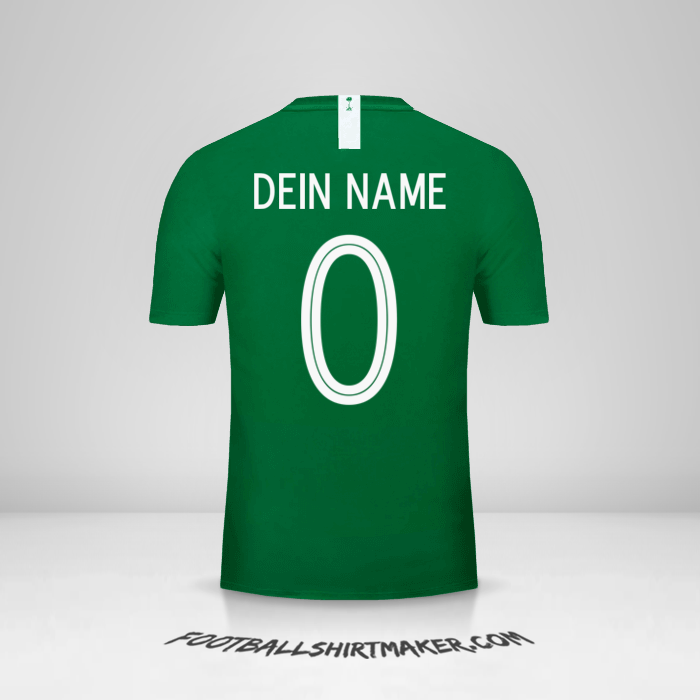 Trikot Saudi-Arabien 2018 II -  dein name - 0