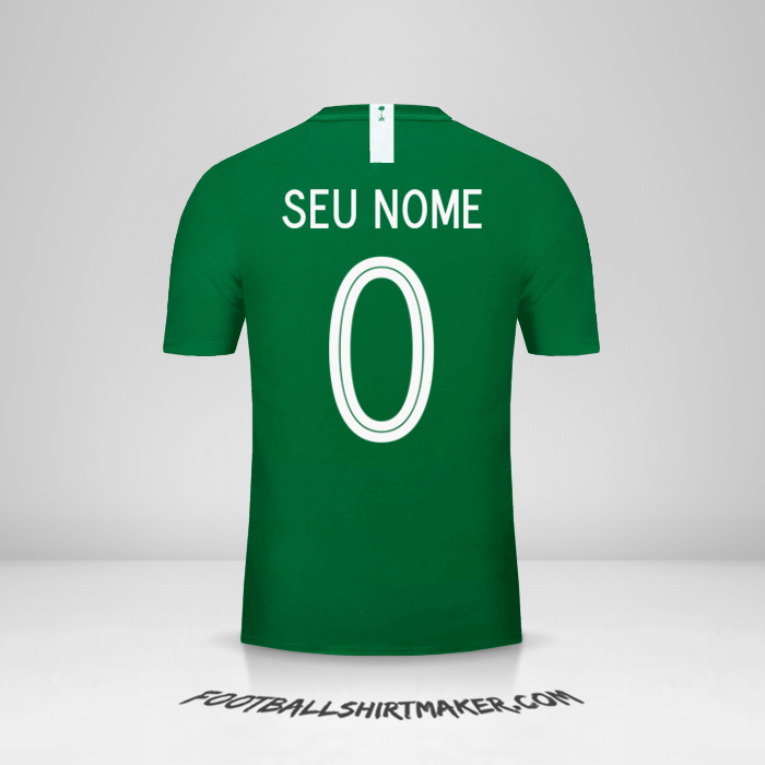 Camisa Arábia Saudita 2018 II -  seu nome - 0