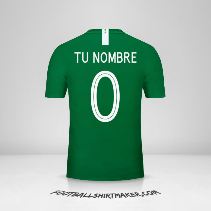 Jersey Arabia Saudita 2018 II -  tu nombre - 0