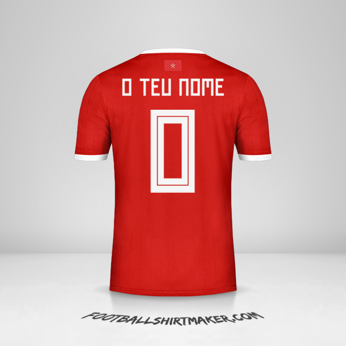 Camisola Marrocos 2018 -  o teu nome - 0