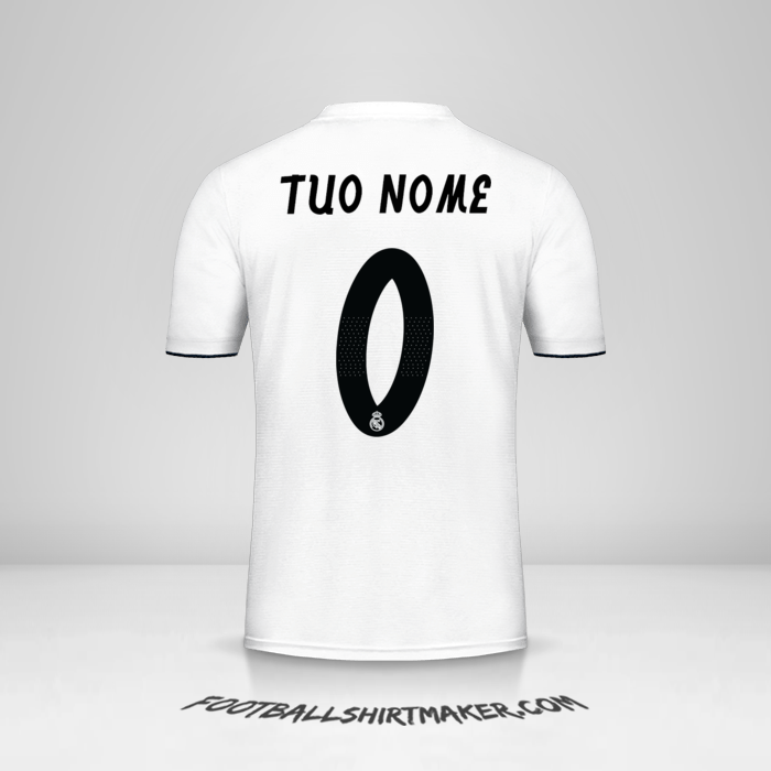Maglia Real Madrid CF 2018/19 Cup -  tuo nome - 0