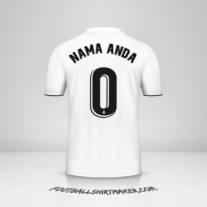 Jersey Real Madrid CF 2018/19 -  nama anda - 0