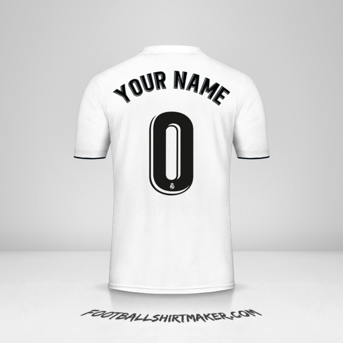 Jersey Real Madrid CF 2018/19 -  your name - 0