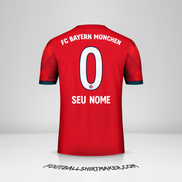 Camisa FC Bayern Munchen 2018/19 -  seu nome - 0