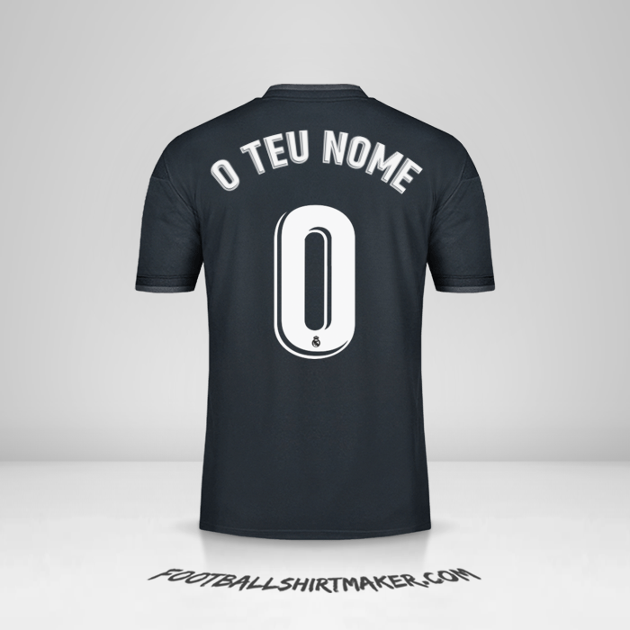 Camisola Real Madrid CF 2018/19 II -  o teu nome - 0