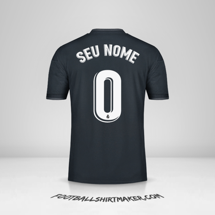 Camisa Real Madrid CF 2018/19 II -  seu nome - 0