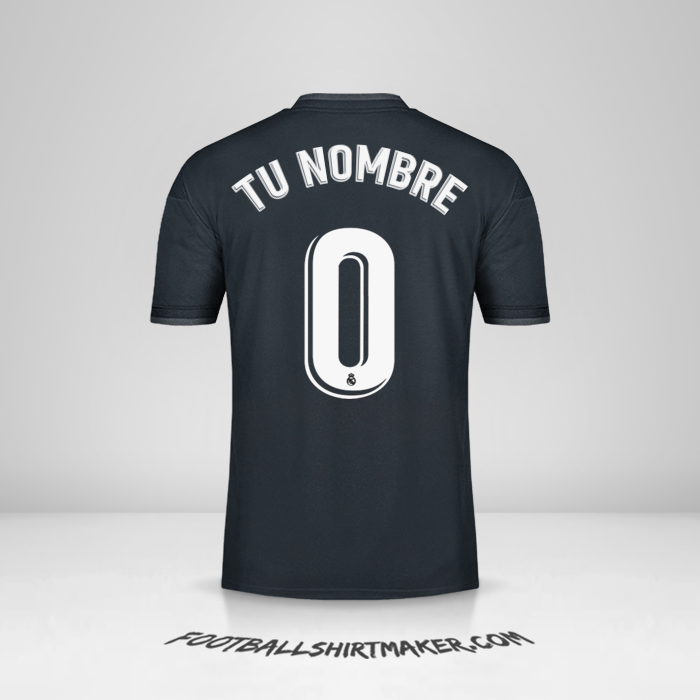 Camiseta Real Madrid CF 2018/19 II -  tu nombre - 0