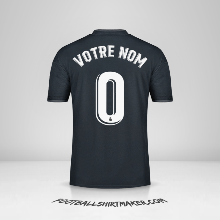 Maillot Real Madrid CF 2018/19 II -  votre nom - 0