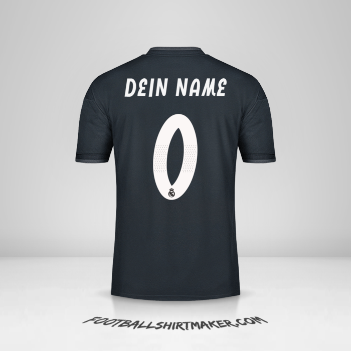 Trikot Real Madrid CF Cup 2018/19 II -  dein name - 0