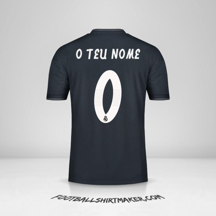 Camisola Real Madrid CF Cup 2018/19 II -  o teu nome - 0